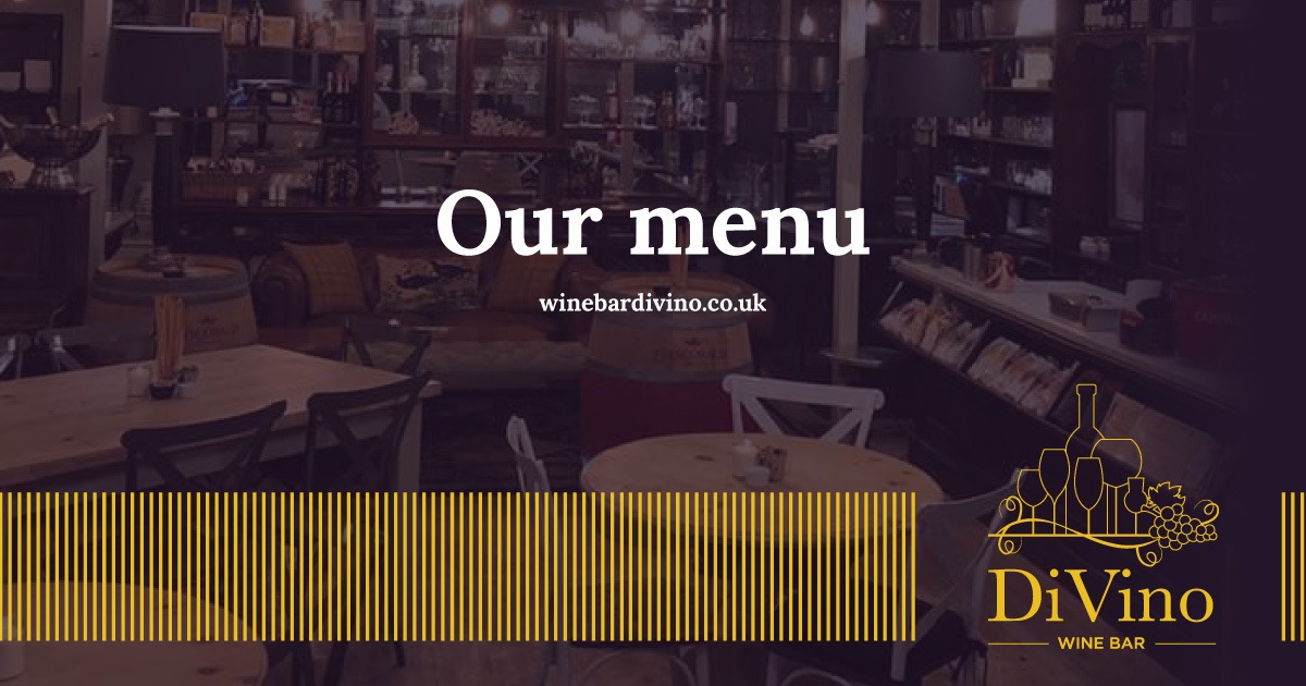 Menu DiVino EnotecaWine Bar in Sandwich, Kent